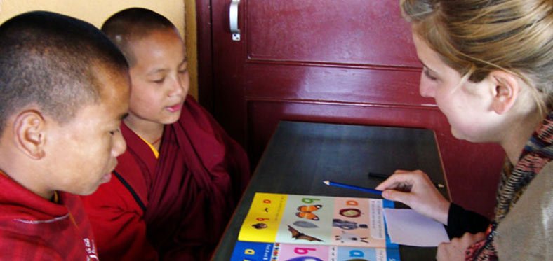 Teaching Monks Nepal
