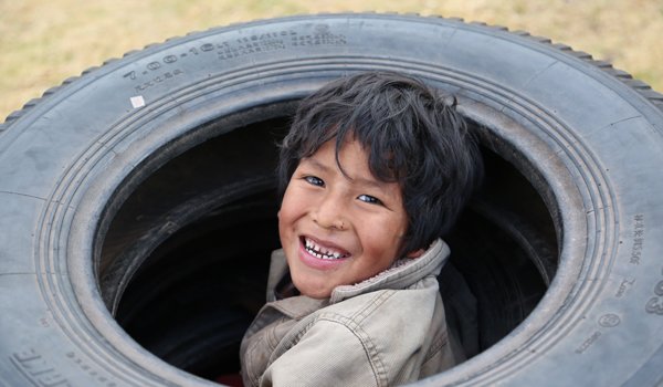 street kids having fun time