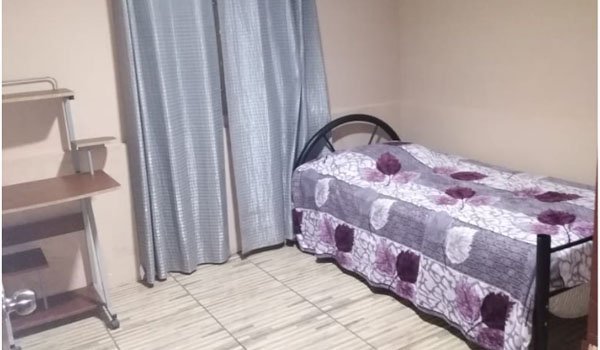 volunteer bedroom in ghana host family
