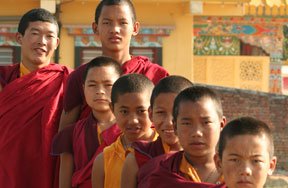 teaching monks