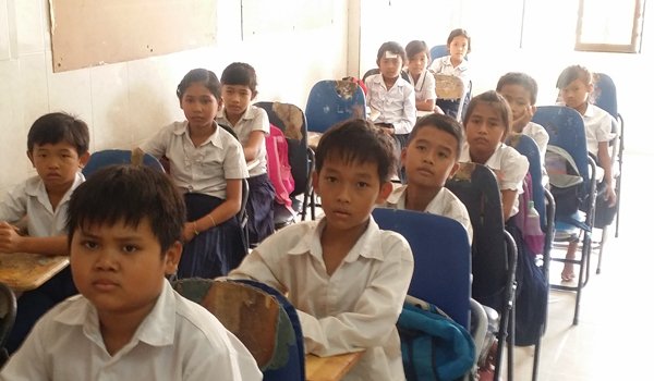class room in thailand school