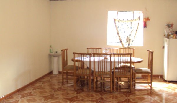 kitchen room of host family uganda